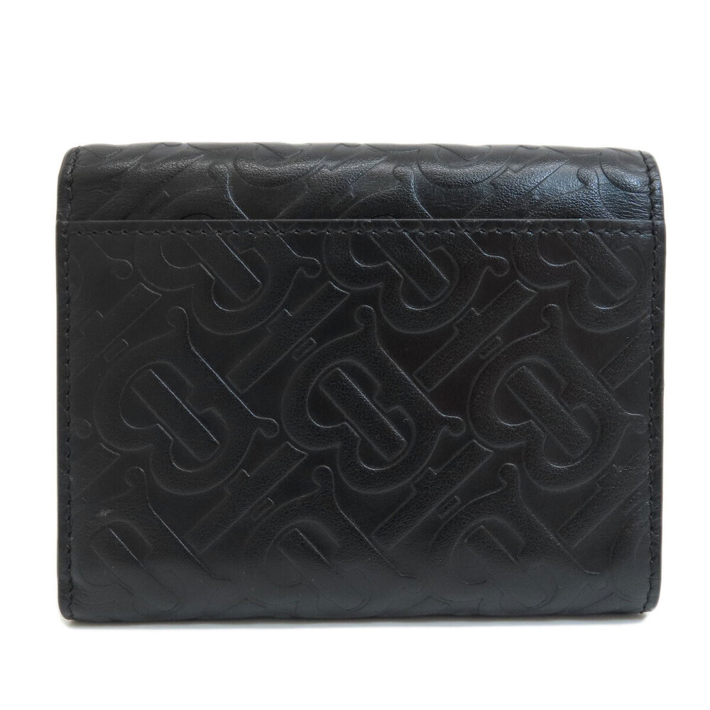 Burberry Logo Leather Wallet Bifold - Picture 1 of 8